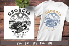 Georgia svg Vintage United states design