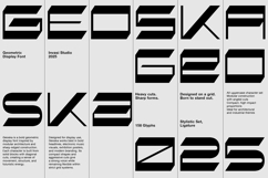 Geoska Sci-fi Display Font Product Image 1