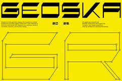 Geoska Sci-fi Display Font Product Image 2