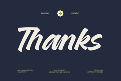 Geralty Retturn Bold Handwritten Font Type Product Image 20
