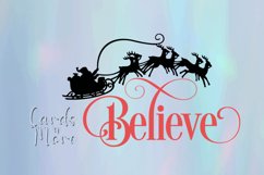 Believe SVG, Christmas svg, decal, Christmas decal, vinyl Product Image 5