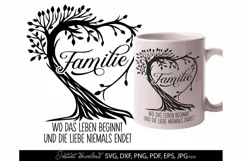Download this German familie tree of life files today for a good price. These German plotter file are compatible with Cricut and Silhouette Cutting Machines.