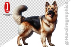 German Shepherd dog clipart- PNG File Product Image 1