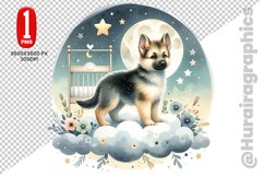 German Shepherd dog clipart- PNG File Product Image 1