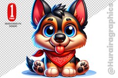German Shepherd dog clipart- PNG File Product Image 1