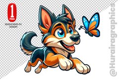German Shepherd dog clipart- PNG File Product Image 1