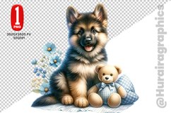 German Shepherd dog clipart- PNG File Product Image 1