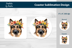 German Shepherd Keychain design