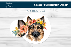 German Shepherd Keychain design