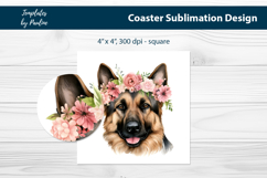 German Shepherd Keychain design