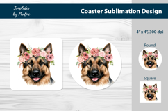 German Shepherd Keychain design