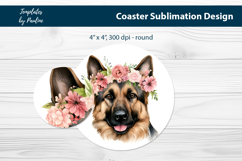 German Shepherd Keychain design