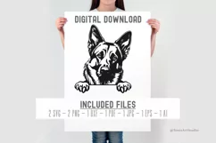 German Shepherd Svg - Police Dog Svg - Dog Breed Svg Png Dxf Product Image 2