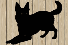 German shepherd stencil silhouette SVG Product Image 1