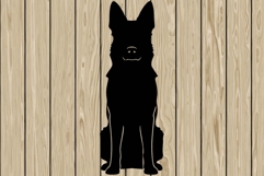 German shepherd stencil silhouette SVG Product Image 1