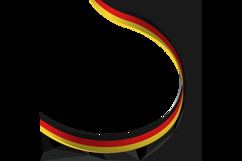 German Unity Day Twibbon Banner Vector Product Image 2
