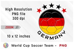 Germany National Team Soccer Ball. World Cup 2026 Product Image 1