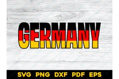 Germany Country Flag Name Design SVG PNG DXF EPS PDF Product Image 1