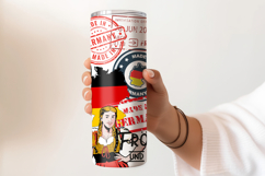 Country Travel Tumbler Wrap 20oz|Sublimation PNG. Product Image 3