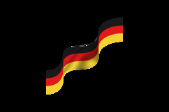 Germany unity day decoration wave flag design Product Image 2