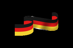Germany unity day decoration wave flag graphic Product Image 2