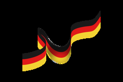 Germany unity day element wave flag graphic Product Image 2