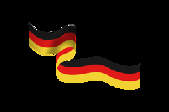 Germany unity day wave flag vector Product Image 2