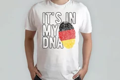 It's in my DNA Germany Flag Fingerprint PNG Sublimation Product Image 2