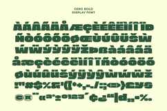 Gero - Bold Font Product Image 8
