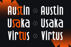 Gescobar Clean Modern Condensed / Tall logo font Product Image 3