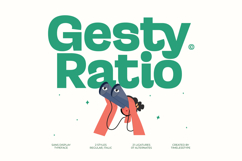 Gesty Ratio - Sans Display Typeface Product Image 1