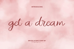 Get A Dream Font Product Image 1