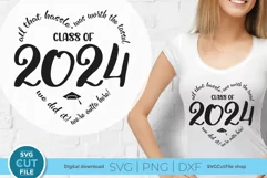 Your friends and coworkers will love a t-shirt or tote bag created with this high-quality 2024 graduating senior SVG for Cricut and Silhouette machines. These designs are perfect for creating personalized t-shirts and tote bags.