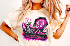 Get In Loser PNG, Funny Skeleton PNG, Sarcastic Skull PNG Product Image 2
