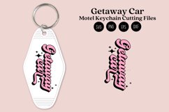 getaway car keychain svg cutting files or sublimation files for keychain