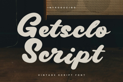 Gestclo - Vintage Script Fonts Product Image 1