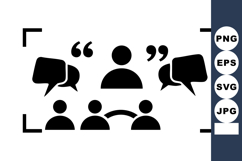 Minimalist Communication Icon Set Vector Product Image 1