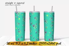 Hummingbird tumbler,Cactus tumbler,20 oz skinny tumbler Product Image 1