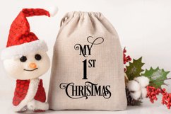 1st Christmas, Christmas design, SVG, Printing Product Image 1