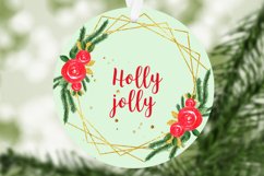 Merry Christmas Ornament PNG,Ornament Bundle,Gift Tags Product Image 4