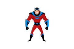 Strong superhero character in vibrant colors with flat desig Product Image 1