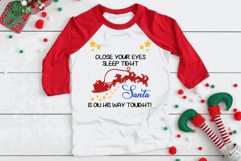 Santa is Coming, Decal, xmas, Christmas Product Image 1