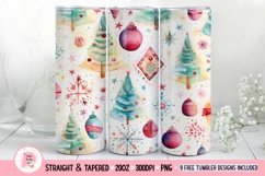 Christmas Tumbler Wrap | Christmas Sublimation Product Image 1