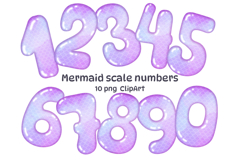 Mermaid scale numbers Product Image 1