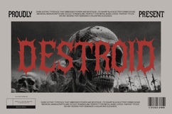 Grimhowl - ALL CAPS Gothic Typeface Product Image 4