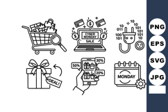 Cyber Monday sale shopping cart deal calendar discount onlin Product Image 1
