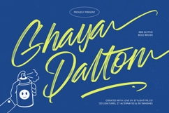 Ghaya Dalton - Bold Brush Font Product Image 1