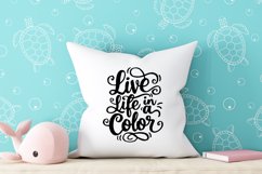 Live life in a color Svg Png Product Image 3