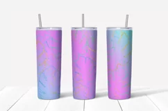 Palm leaves tumbler ,20 oz skinny tumbler sublimation Product Image 3