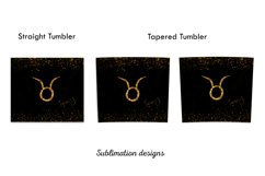 Zodiac sign taurus tumbler,20 oz skinny tumbler sublimation Product Image 3